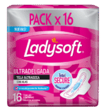 TOALLITAS FEM. LADYSOFT ULTRA X 16 UNID.
