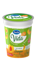 YOGUR SANCOR VIDA C/ TROZO DURANZNO X 160 GR