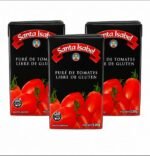 3 PURE DE TOMATE SANTA ISABEL X 520 Gr