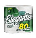 PAPEL HIGIENICO ELEGANTE BLANCO PRE MAX 4X80 MT