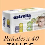 PAÑAL ESTRELLA HIPER. GDE X 40 UNID.