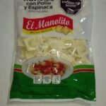 RAVIOLES EL MANOLITO ESPINACA Y POLLO X 500 GR
