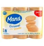 GALLETITAS MANA VAINILLA PACK X 406 GR